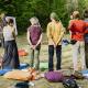 Permaculture course in one of our outdoor classroom. A big benefit of a permaculture farm of 12 hectares!