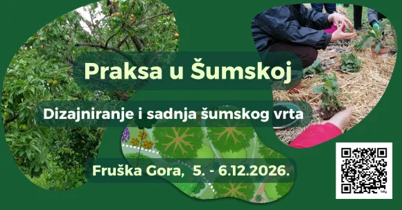 Najava radionice dizajniranja i sadnje šumskog vrta
