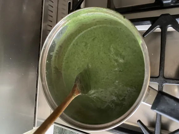 Lorna's wild garlic soup Lorna's wild garlic soup