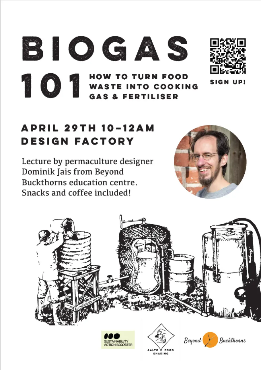 Biogas 101 at Aalto University Helsinki