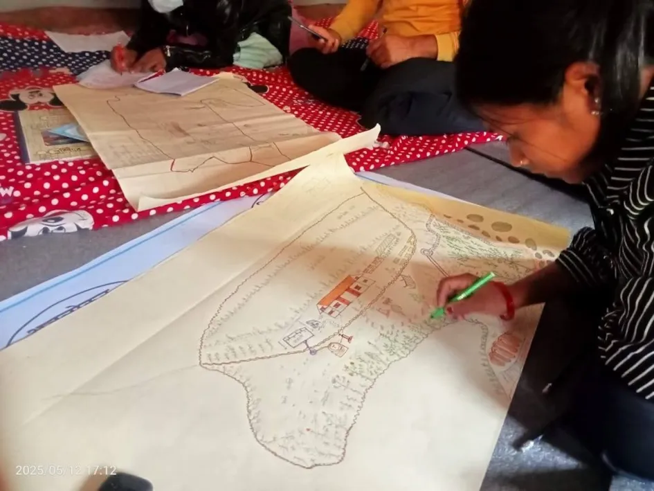 Creating a design on a PDC
