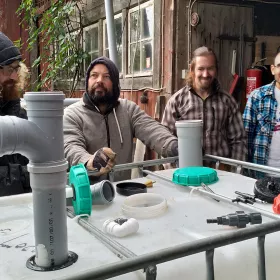 Biogas workshop at Beyond Buckthorns
