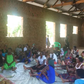 Fred PEACE Foundation training bamboo farmers. PEACE Foundation trains benefiaries and participants of PEACE Foundation restoration bamboo project in greater Kissuba sub county.